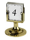 Small brass table sign, h: 100mm