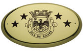Schild oval Mosca (Logo)