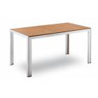 Aluminium table. Dim.1500x800x750mm