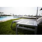 Table en aluminium pour externe.  Dim.460x460x450mm. 