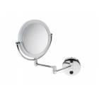 Mirror with light led Ø 230 , adjustable wall double face.Mis: h  450 mm.