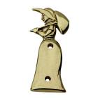 Solid brass woman symbol. Mis 35x95mm
