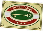 Brass hotel classification.  Dim.300x200x3mm 