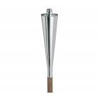 Torch Stainless steel, wood torch