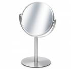 Miroir grossissant de table en métal chromé. Ø 330mm 