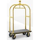 Luggage hotel cart mod Astor, solid brass or stainless steel.