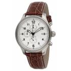 Quartz chronograph stainess steel case shiny finishing,printed arabic & luminous,datary,water resistent,leather strap,Citizen movement