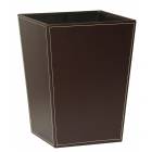 Square Litter Bin in Leatherette with metal insert