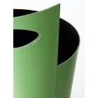 Umbrella Stand - Metal covered with leather   Dim.  Ø210/270x640mm