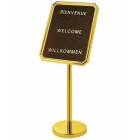 Brass information upright     Mis. 550x850x1900mm