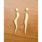 Pictogramme en laiton, symbole 