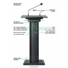 Podio leggio per conferenze. Dim: 550x1080x432mm