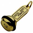 Keyring in solid brass mod. Suisse  Dim.40x25x111mm  