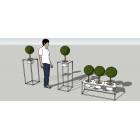 Vase for exterior - interior PLANTUP serie 