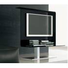 TV Stand for LCD screen in stainless steel 