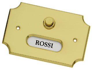 Campanello Campanella Campana Pulsantiera In Ottone Lucido Esterno - Foto 4